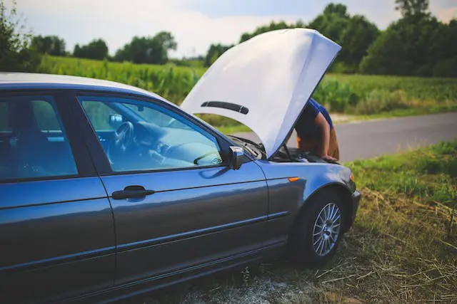 man in need of a car service in Tauranga because car won't start